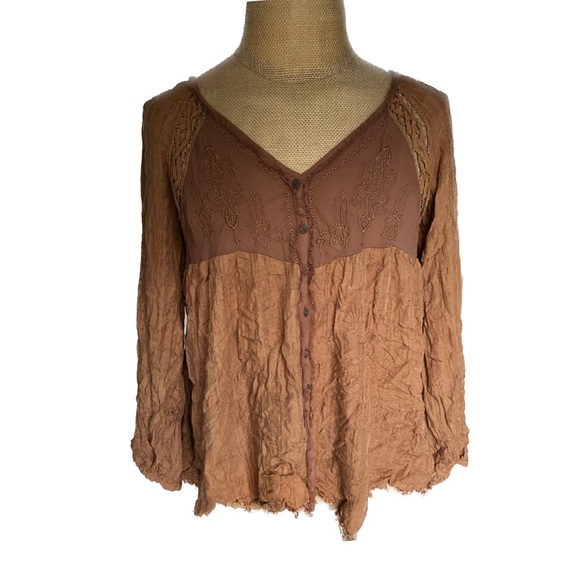 Free People Lightweight Blouse - Picture 2 of 3